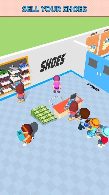 鞋子分类游戏截图