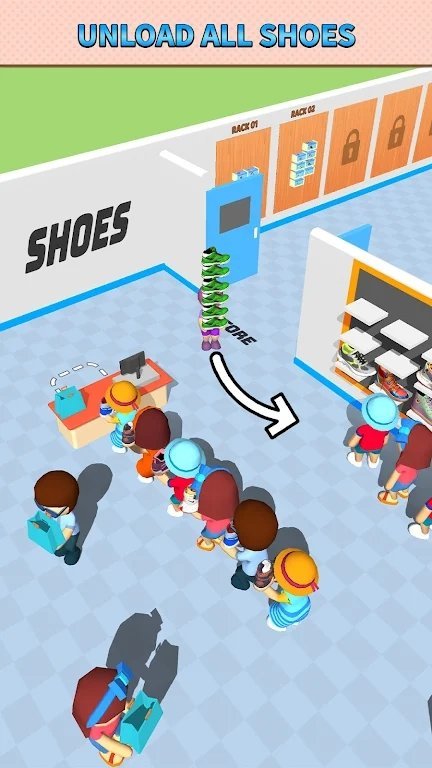 鞋子分类游戏截图